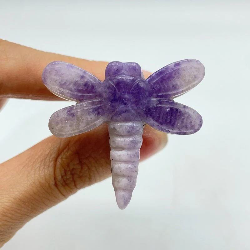 Lepidolite Dragonfly Car Air Vent Clip Wholesale - Image 3