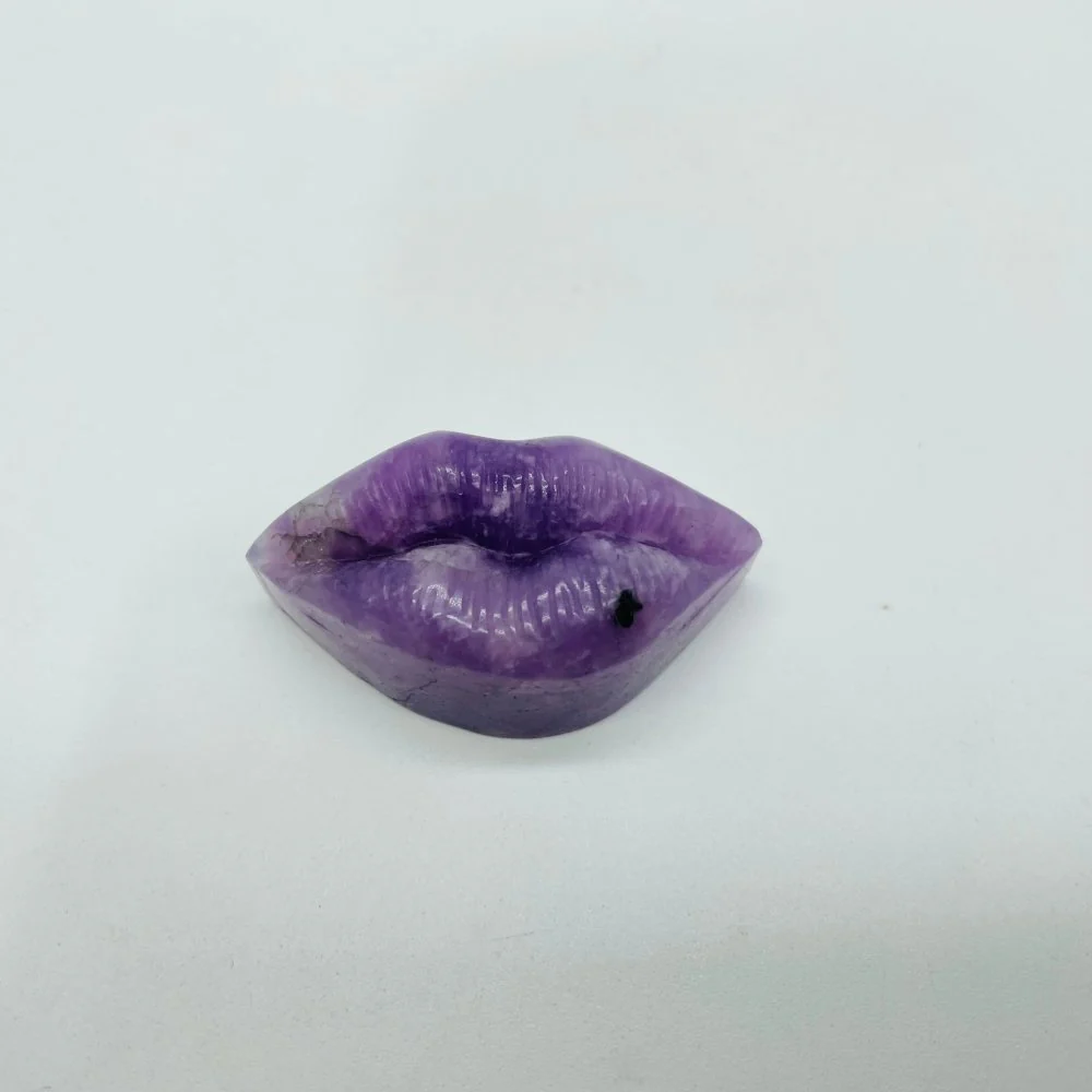 Lips Kiss Carving Lepidolite Labradorite Fluorite Wholesale - Image 2