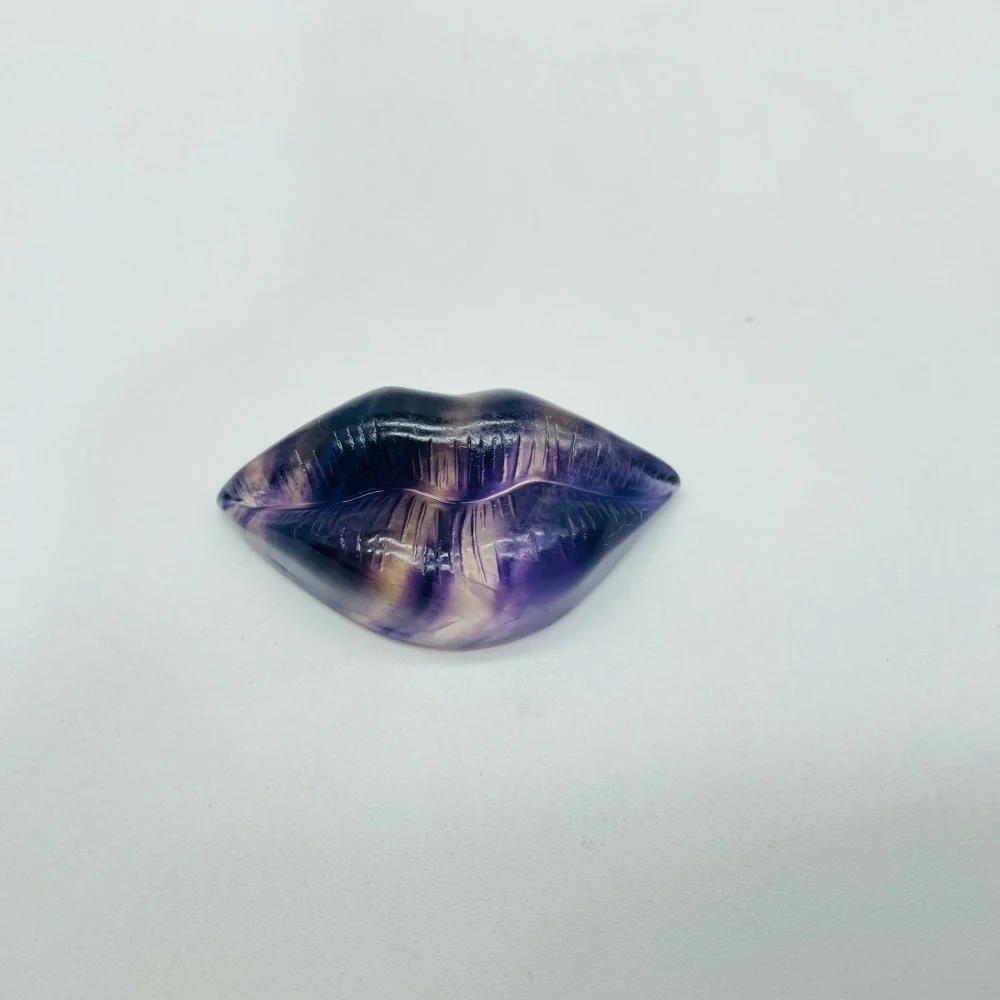 Lips Kiss Carving Lepidolite Labradorite Fluorite Wholesale - Image 4