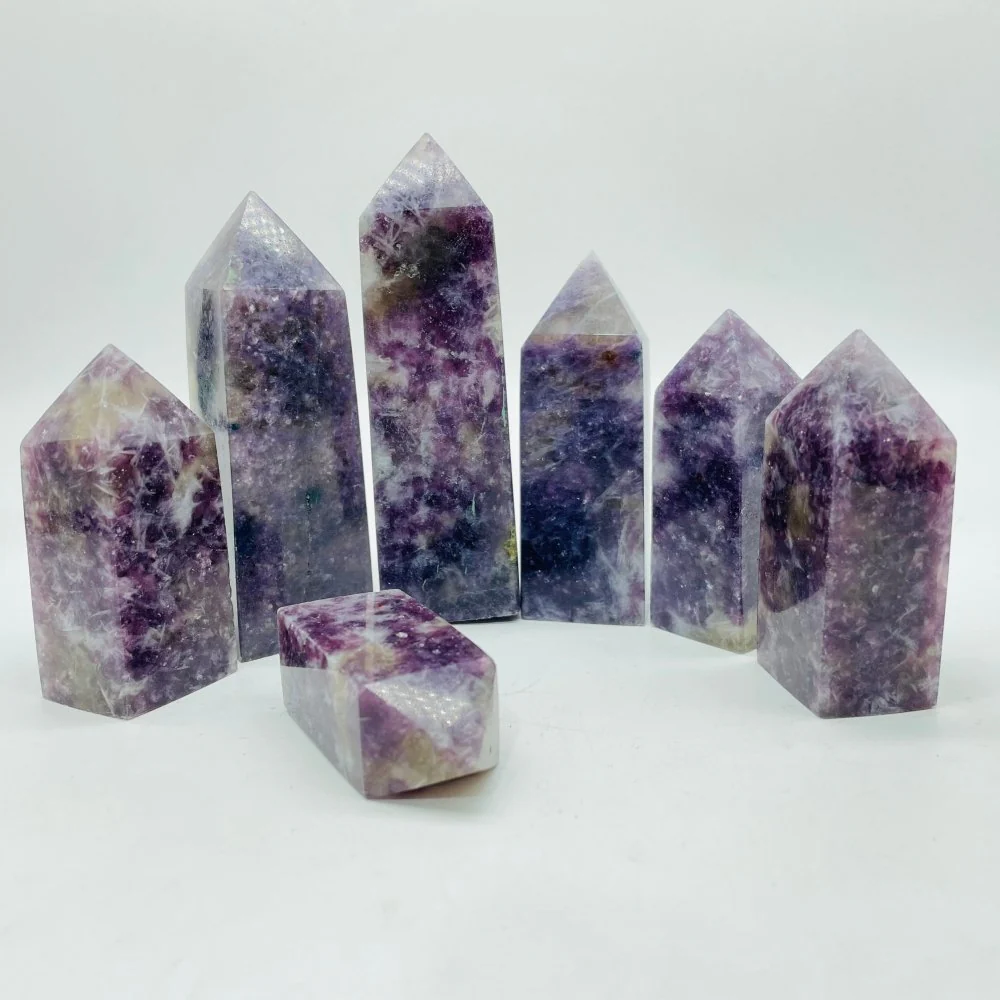Lepidolite Mixed Quartz Points Wholesale Closeout - Image 2