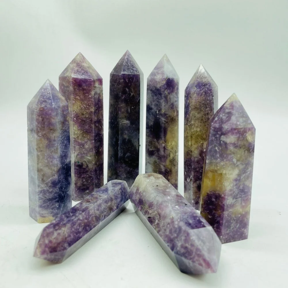 Lepidolite Mixed Quartz Tower Point Wholesale - Image 4