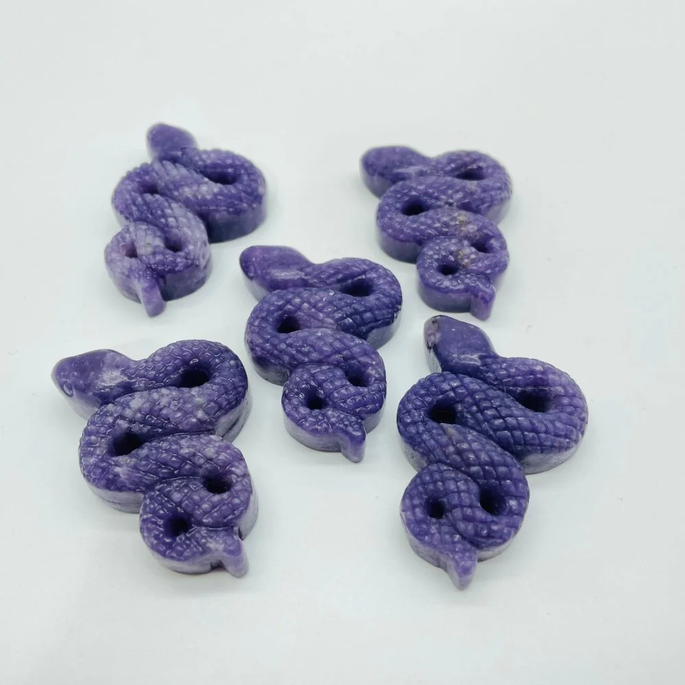 Lepidolite Snake Carving Wholesale - Image 3