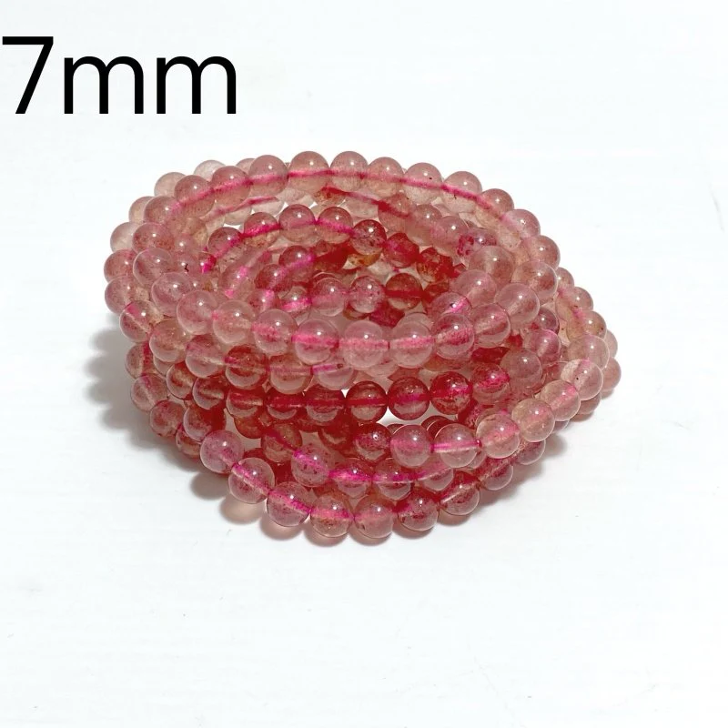 Light Color Strawberry Quartz Bracelet Wholesale - Image 3