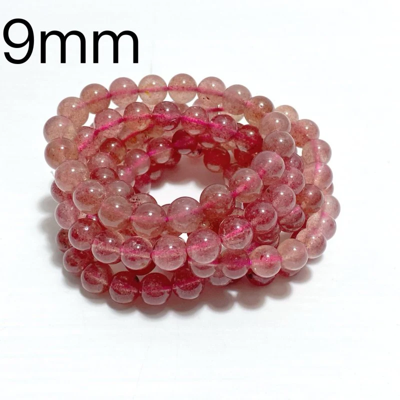Light Color Strawberry Quartz Bracelet Wholesale - Image 5