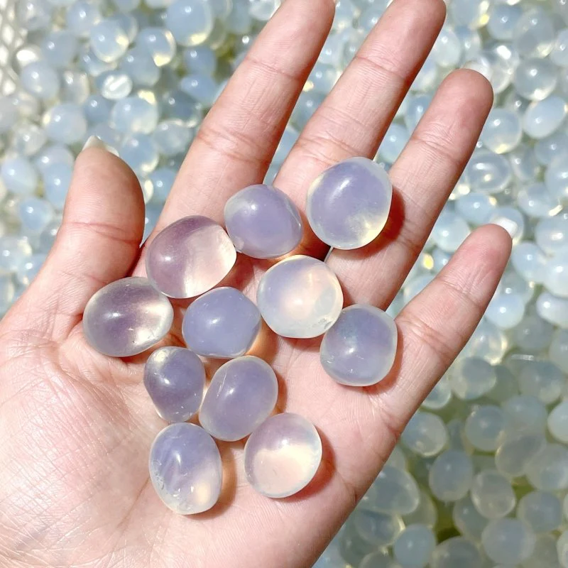 White Opalite Tumbled Wholesale - Image 3