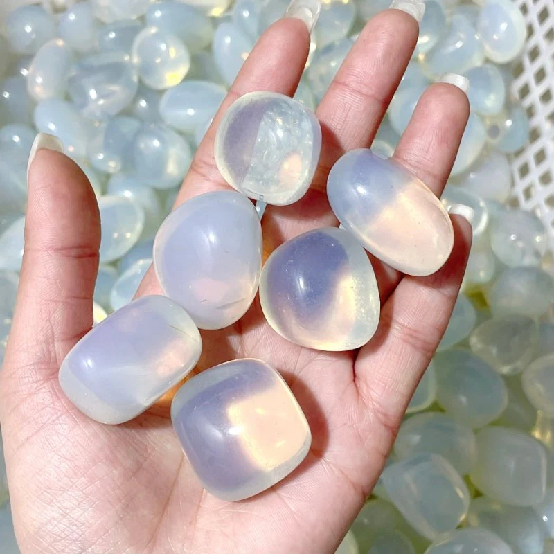 White Opalite Tumbled Wholesale - Image 5