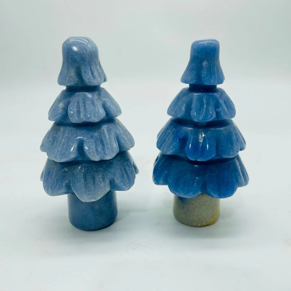 Lotus Jasper & Blue Aventurine Christmas Tree Wholesale - Image 4
