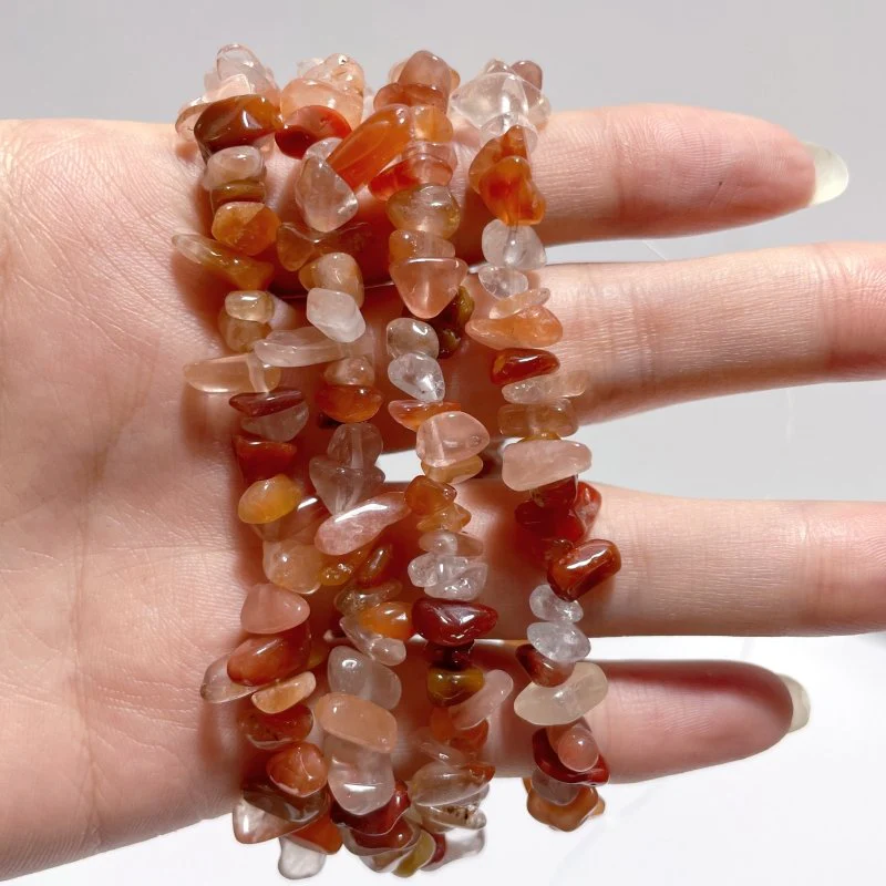 Irregular Crystal Chips Stone DIY Black Tourmaline Lepidolite Loose Beads #5 - Image 5