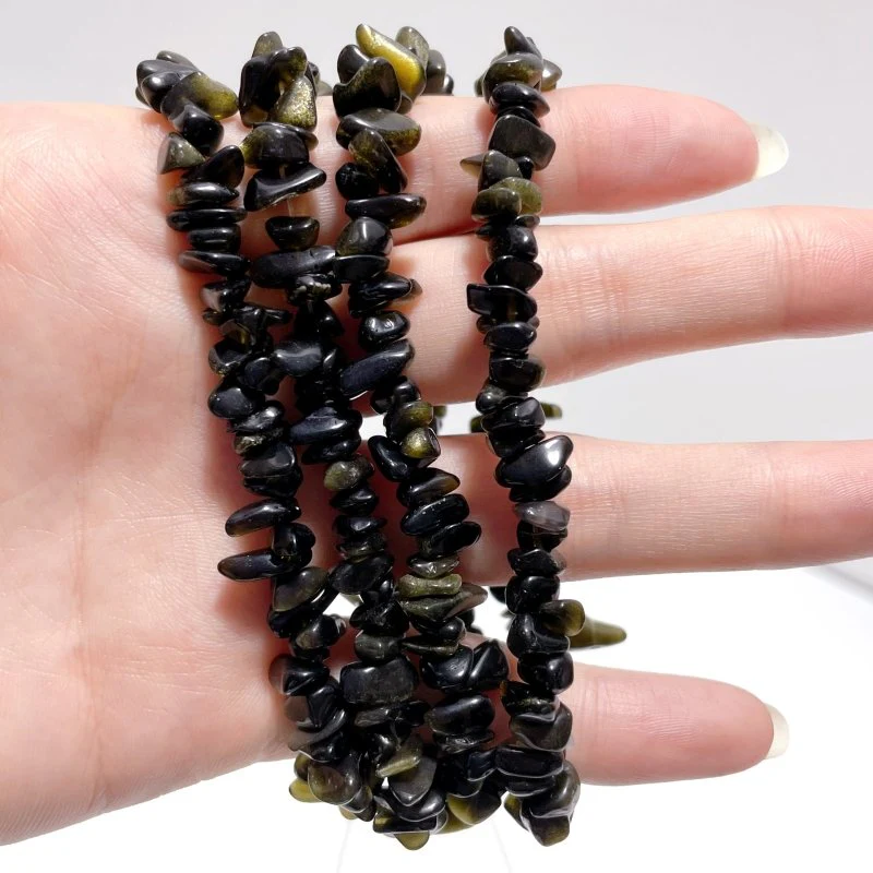 Irregular Crystal Chips Stone DIY Garnet Prehnite Amethyst Loose Beads #4 - Image 16