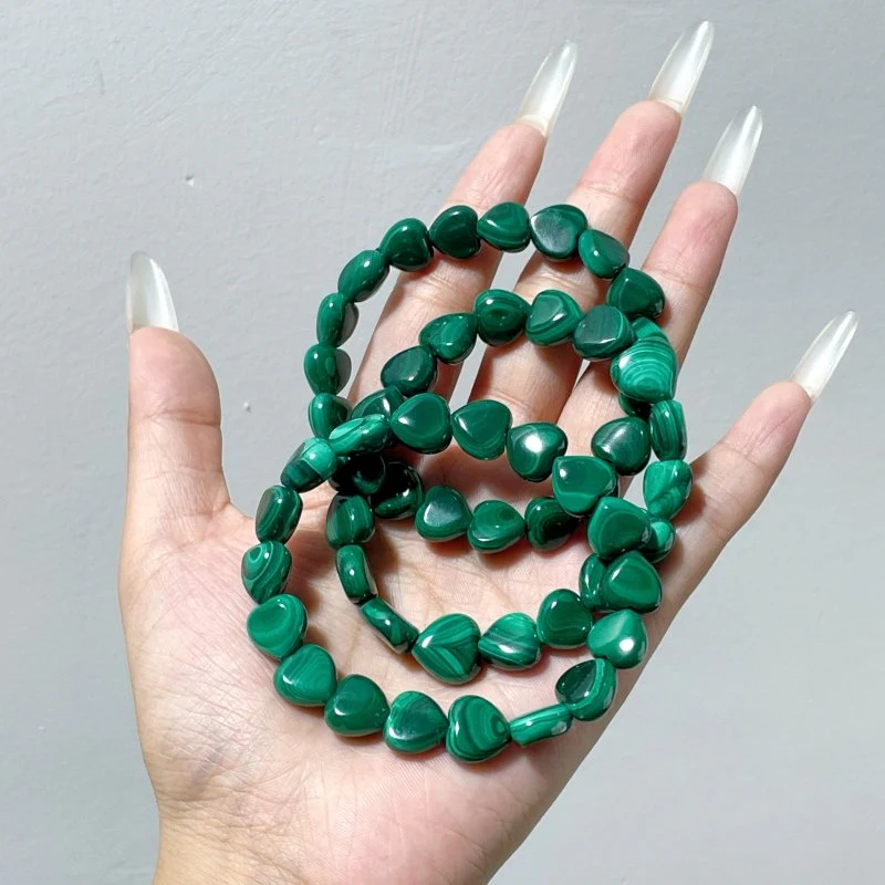 Malachite Heart Bracelet Wholesale - Image 5