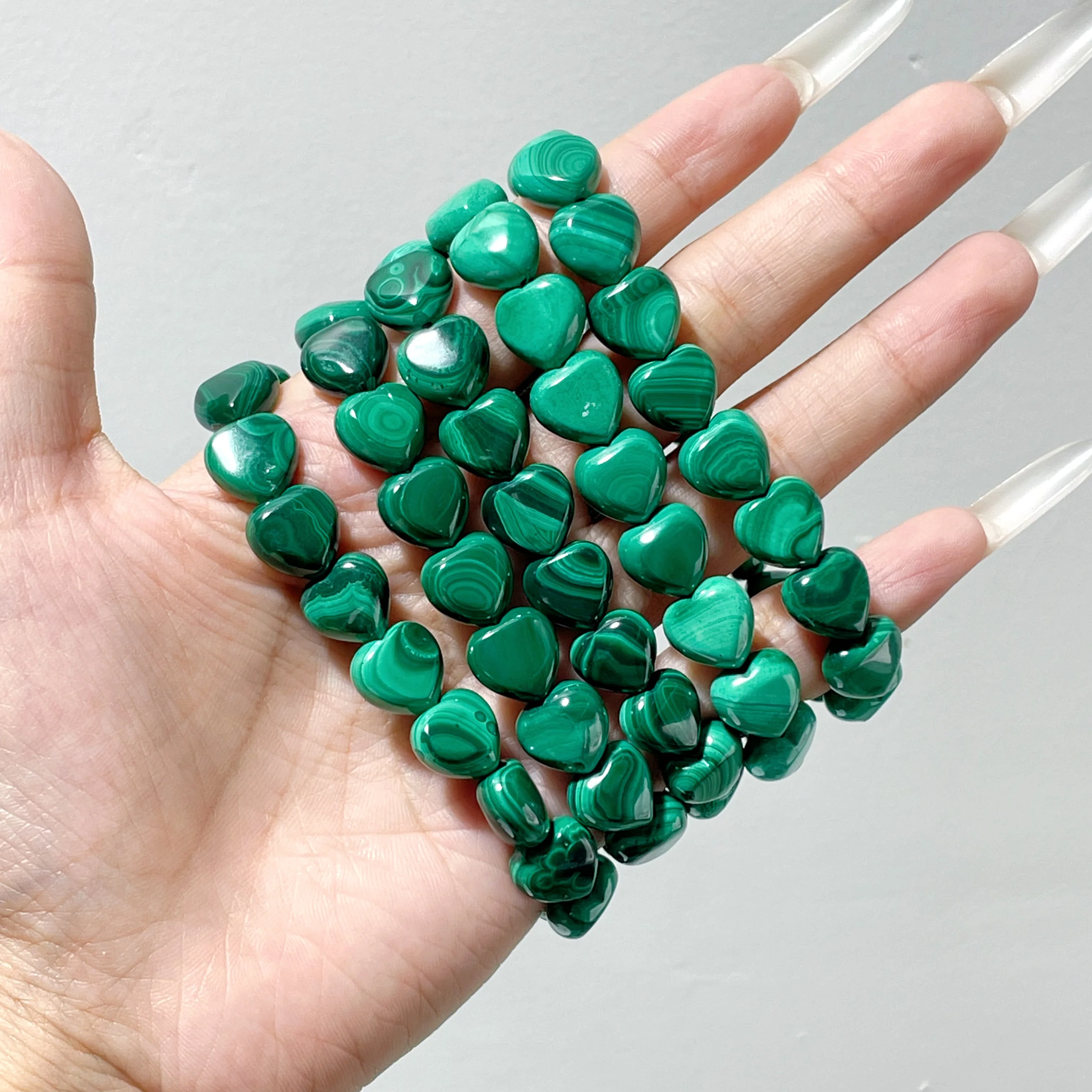 Malachite Heart Bracelet Wholesale - Image 6