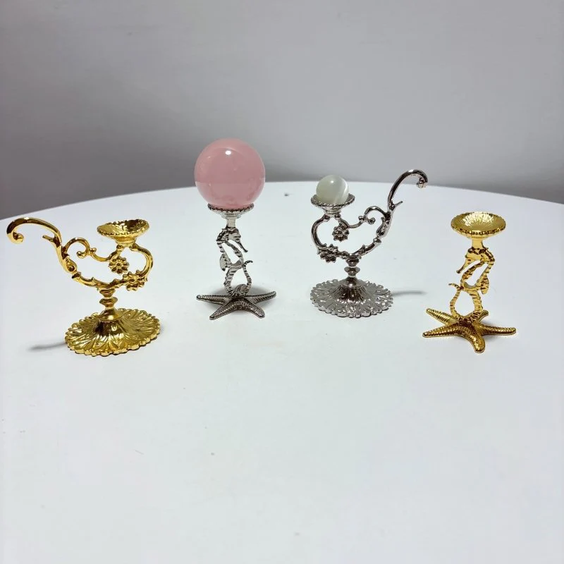 2 Styles Metal Crystal Sphere Stand Wholesale SeaHorse - Image 2