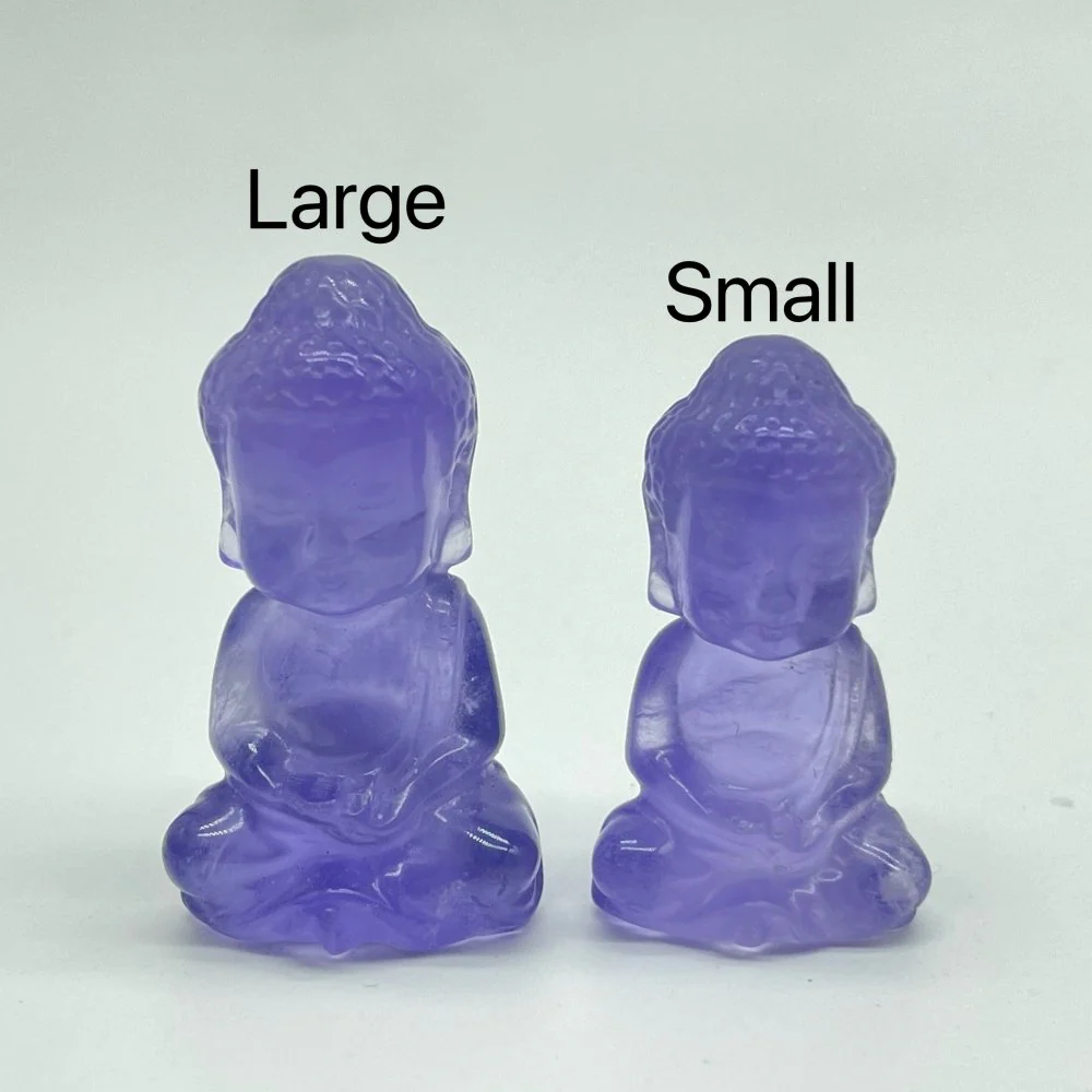 Baby Buddha Fluorite Carving Wholesale - Image 2