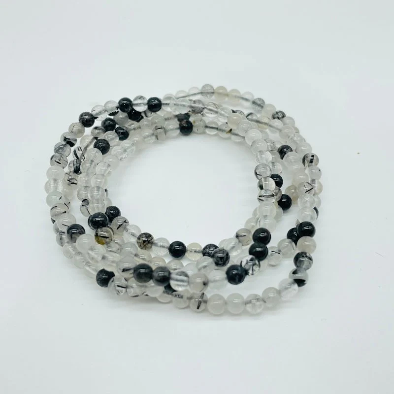 7 Types Mini Beads Bracelet Wholesale Carnelian Black Tourmaline Ocean Jasper - Image 3