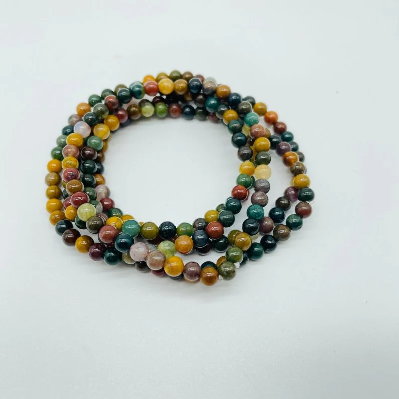7 Types Mini Beads Bracelet Wholesale Carnelian Black Tourmaline Ocean Jasper - Image 6
