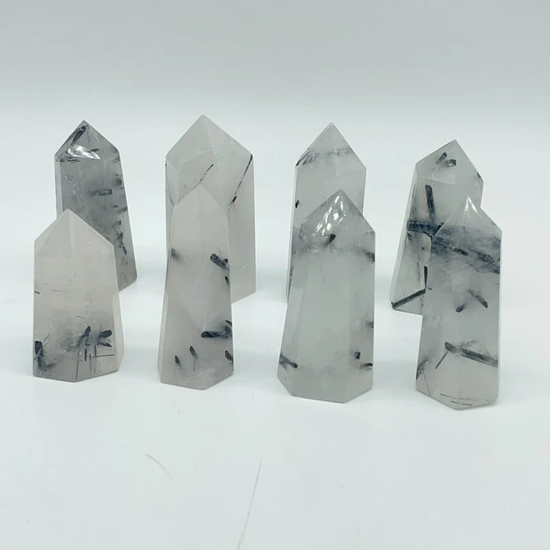 Mini Black Tourmaline Tower Points Wholesale - Image 2
