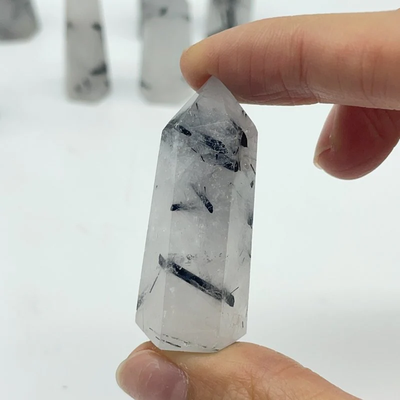 Mini Black Tourmaline Tower Points Wholesale - Image 3