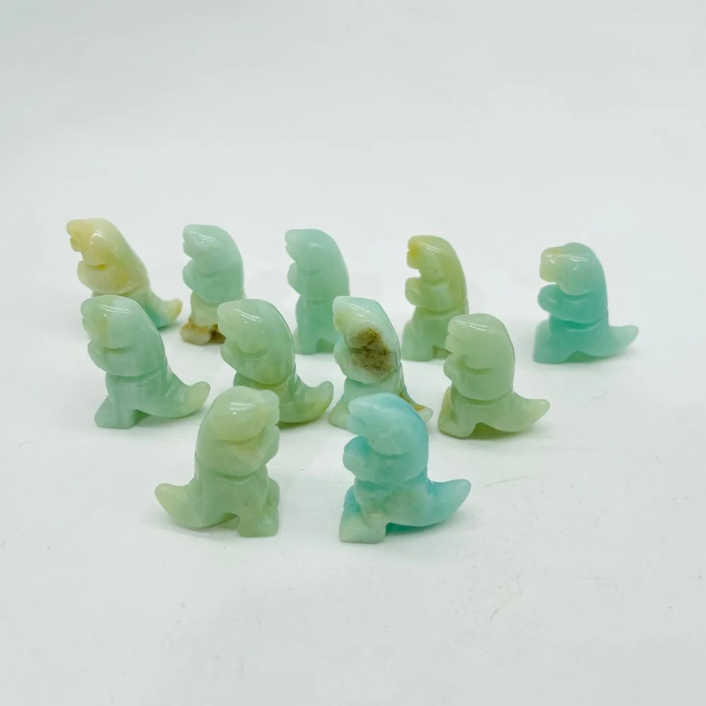 Mini Caribbean Calcite Dinosaur Carving Wholesale - Image 3