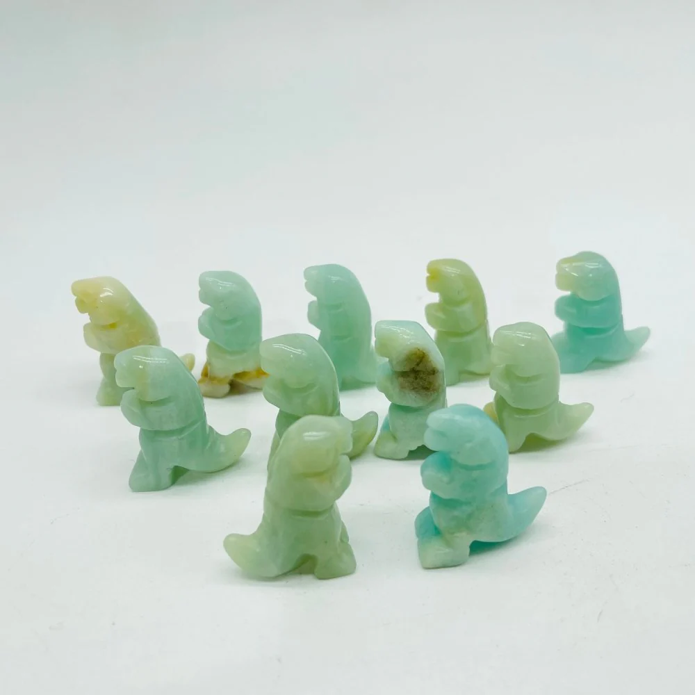 Mini Caribbean Calcite Dinosaur Carving Wholesale - Image 4