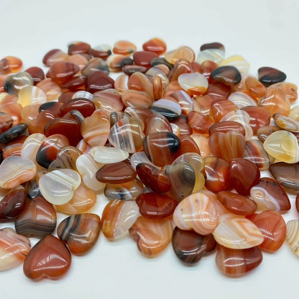 Mini Carnelian Heart Crystal DIY Pendant Wholesale - Image 3