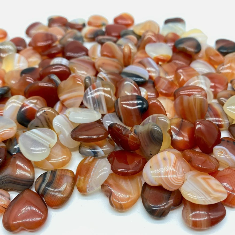 Mini Carnelian Heart Crystal DIY Pendant Wholesale - Image 4