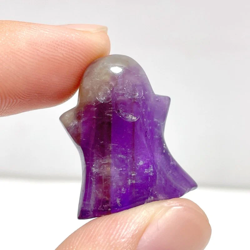 Mini Chevron Amethyst Ghost Halloween Carving Wholesale - Image 2