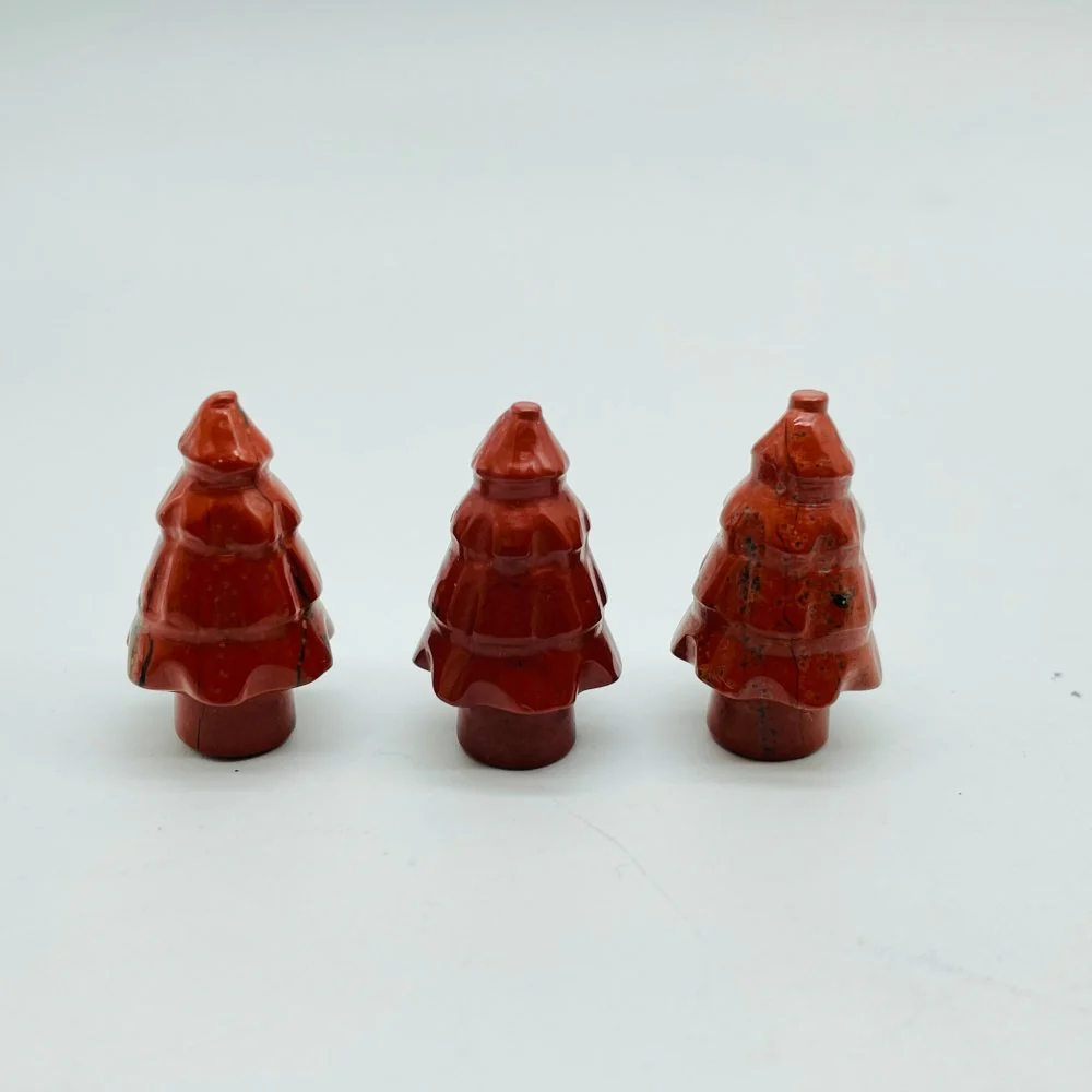 Mini Christmas Tree Carving Wholesale Green Aventurine Lepidolite - Image 3