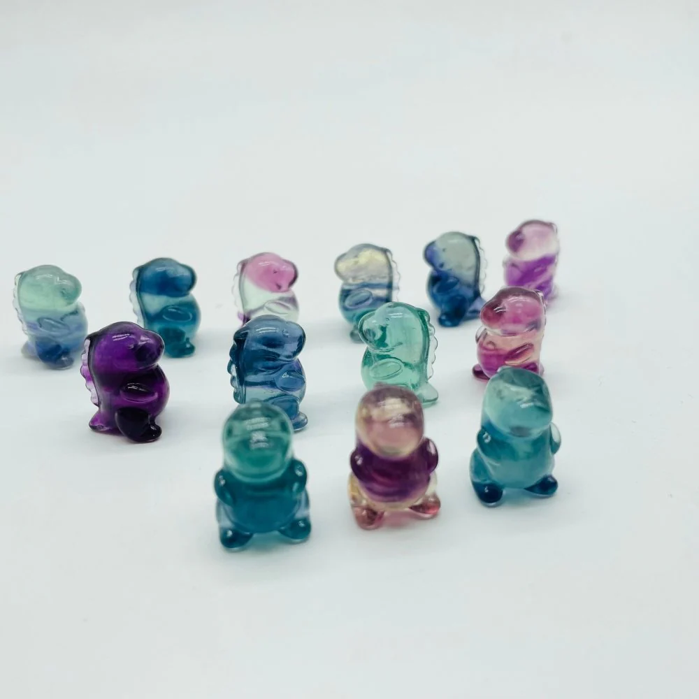 Mini Cute Fluorite Baby Dinosaur Carving Wholesale - Image 4