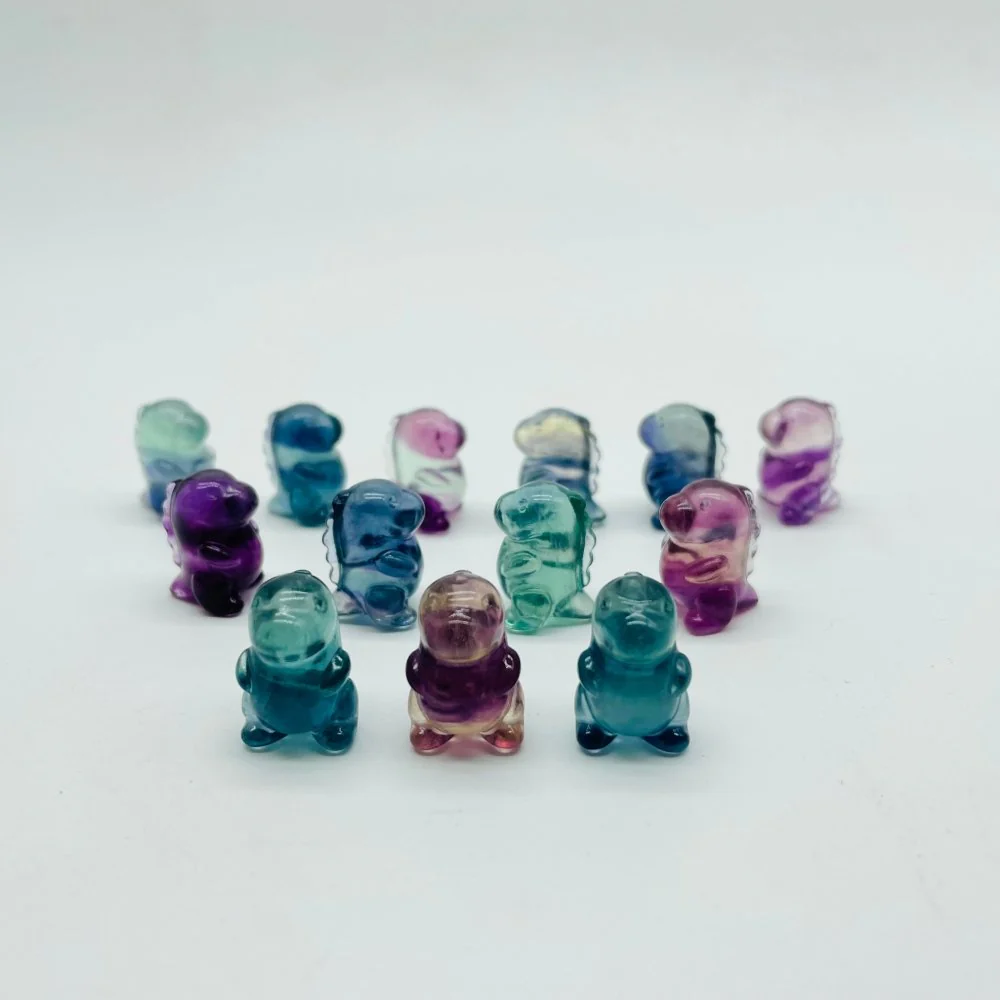 Mini Cute Fluorite Baby Dinosaur Carving Wholesale - Image 5