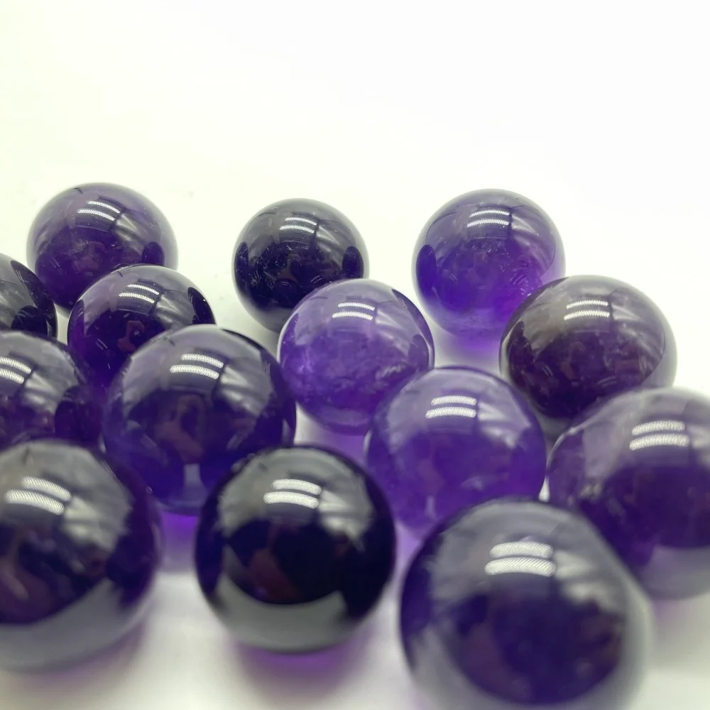Mini Deep Purple Amethyst Sphere Ball Wholesale - Image 2