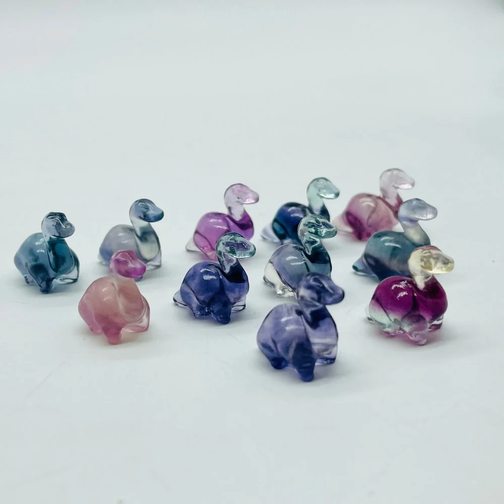 Mini Fluorite Dinosaur Carving Wholesale - Image 4