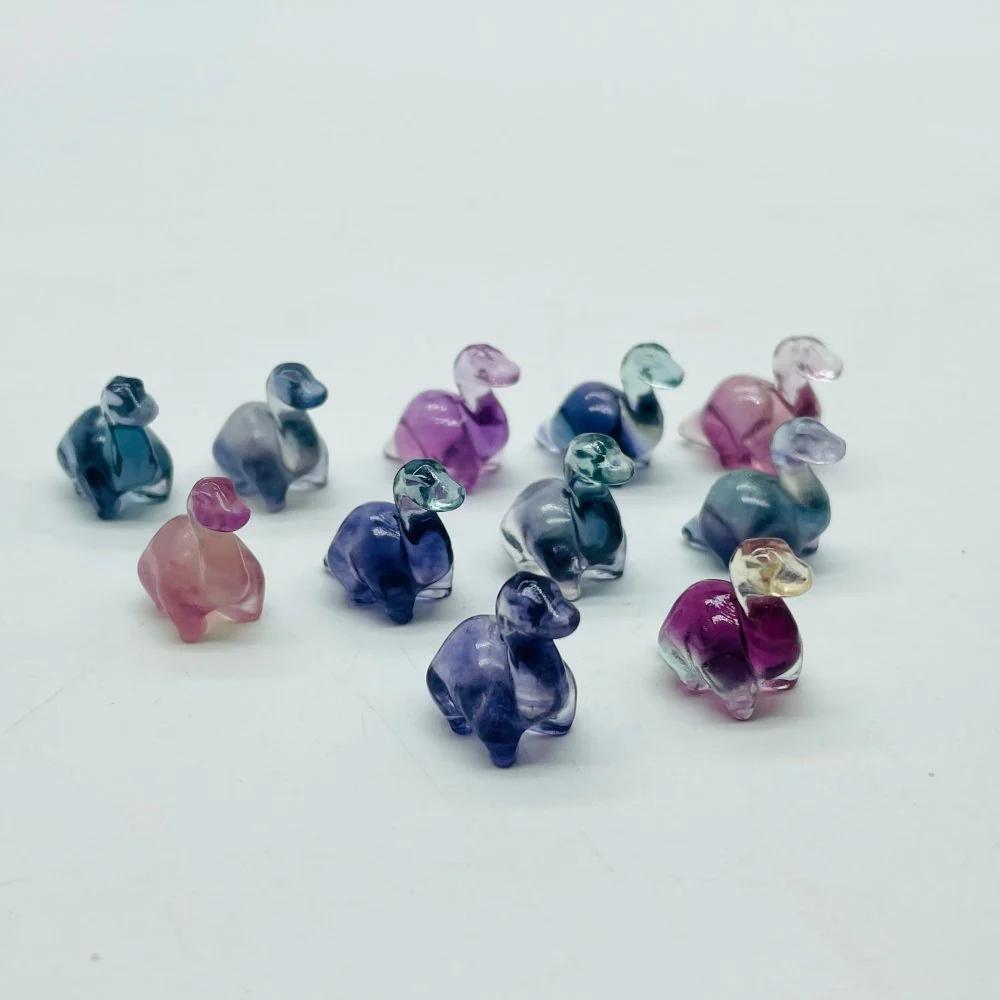 Mini Fluorite Dinosaur Carving Wholesale - Image 5