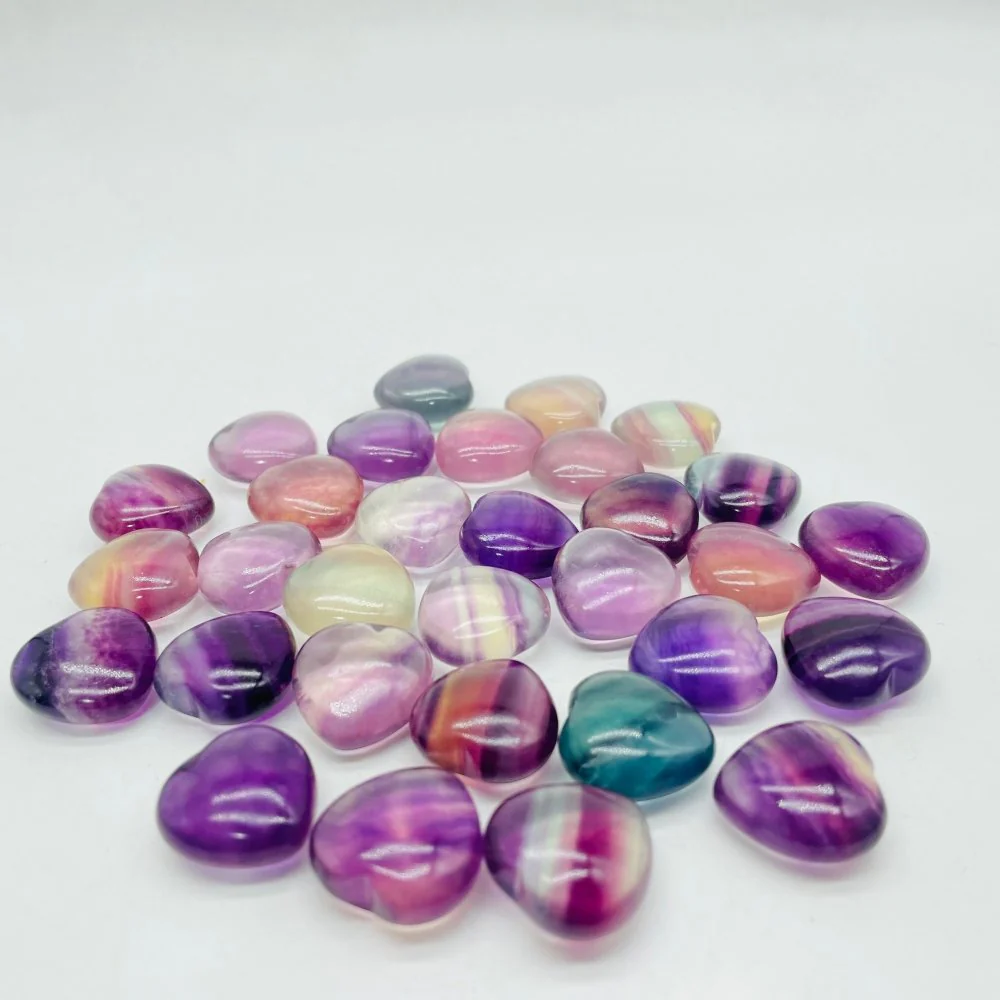Mini Fluorite Heart DIY Pendant Wholesale - Image 3