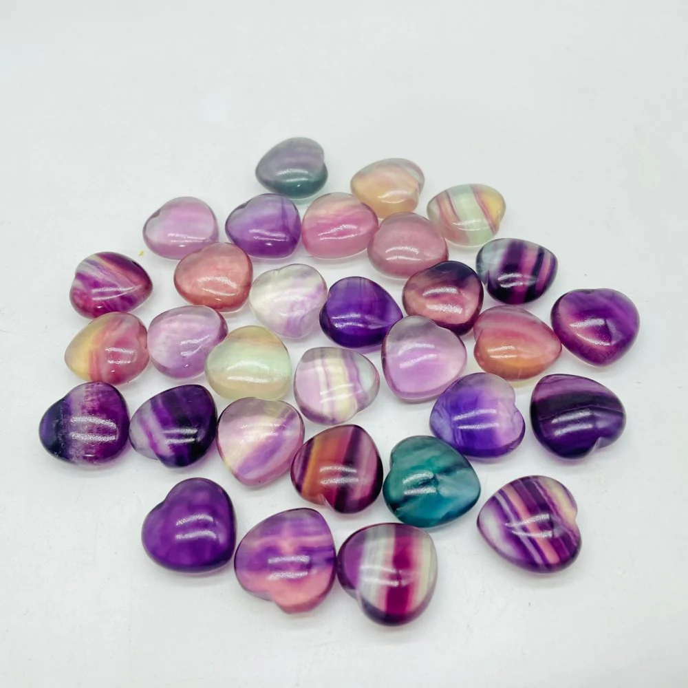 Mini Fluorite Heart DIY Pendant Wholesale - Image 4