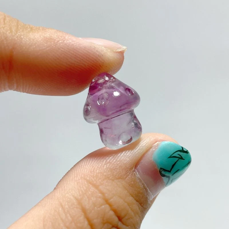 Mini Fluorite Mushroom Carving Wholesale - Image 3