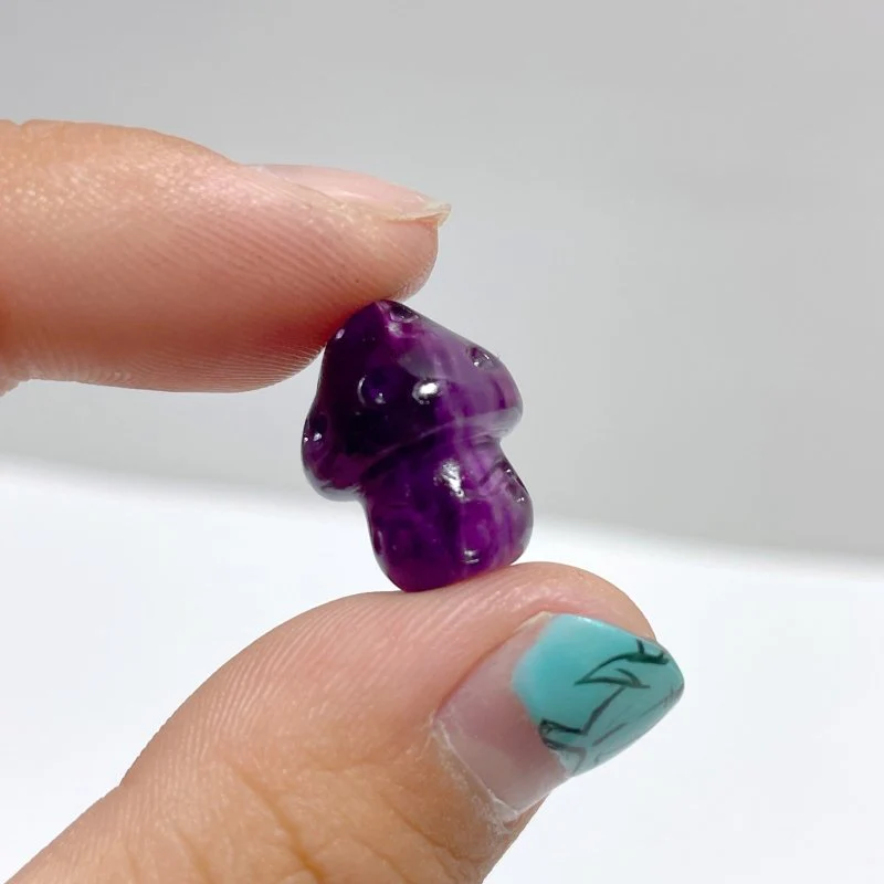 Mini Fluorite Mushroom Carving Wholesale - Image 5