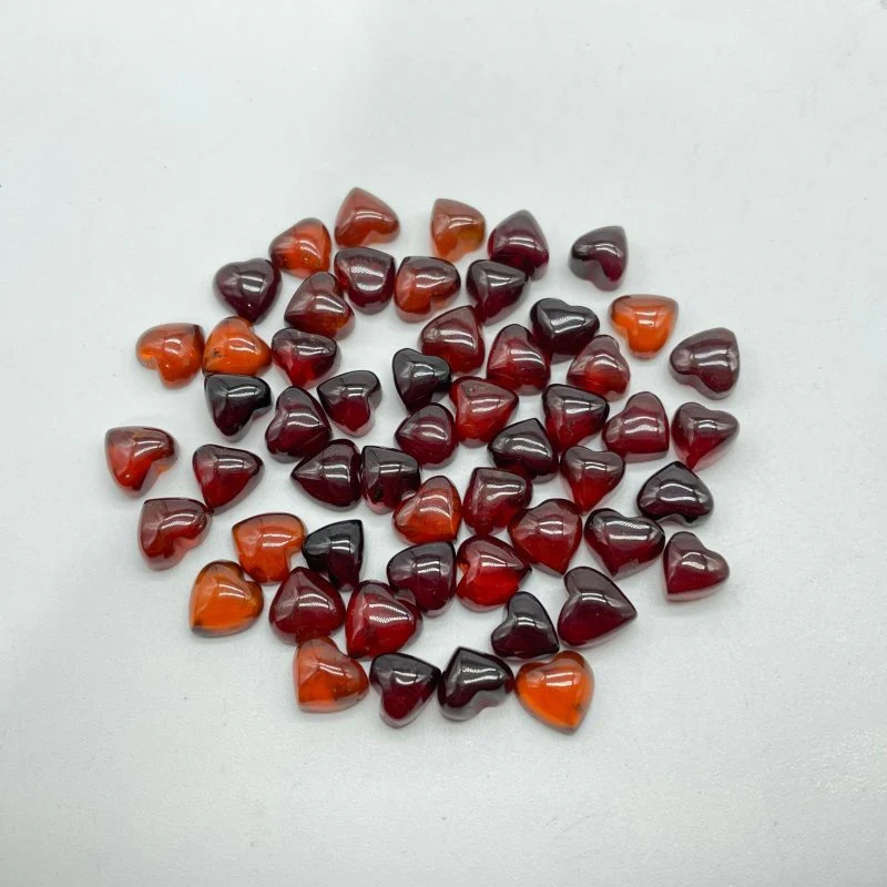 Beautiful Mini Garnet Heart Wholesale - Image 3