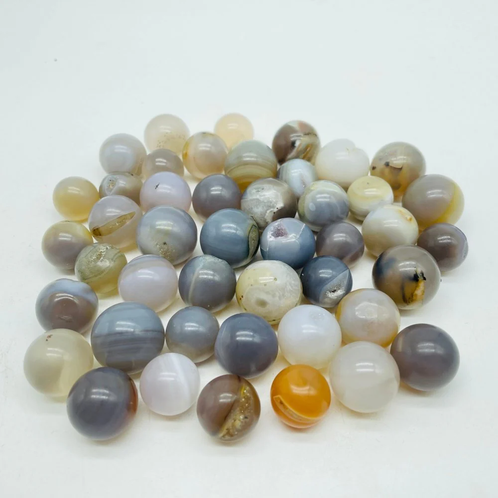 Mini Geode Agate Spheres Druzy Agate Wholesale - Image 2