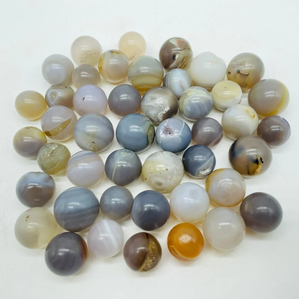 Mini Geode Agate Spheres Druzy Agate Wholesale - Image 3