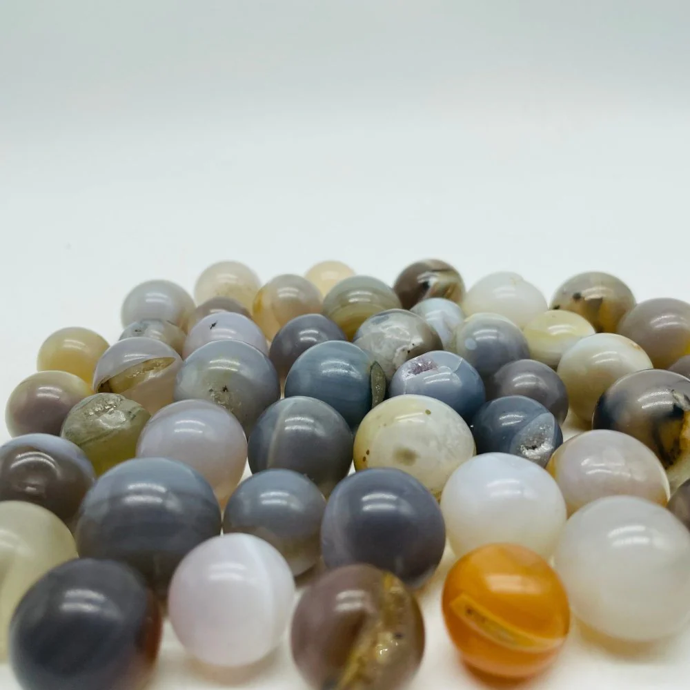 Mini Geode Agate Spheres Druzy Agate Wholesale - Image 4