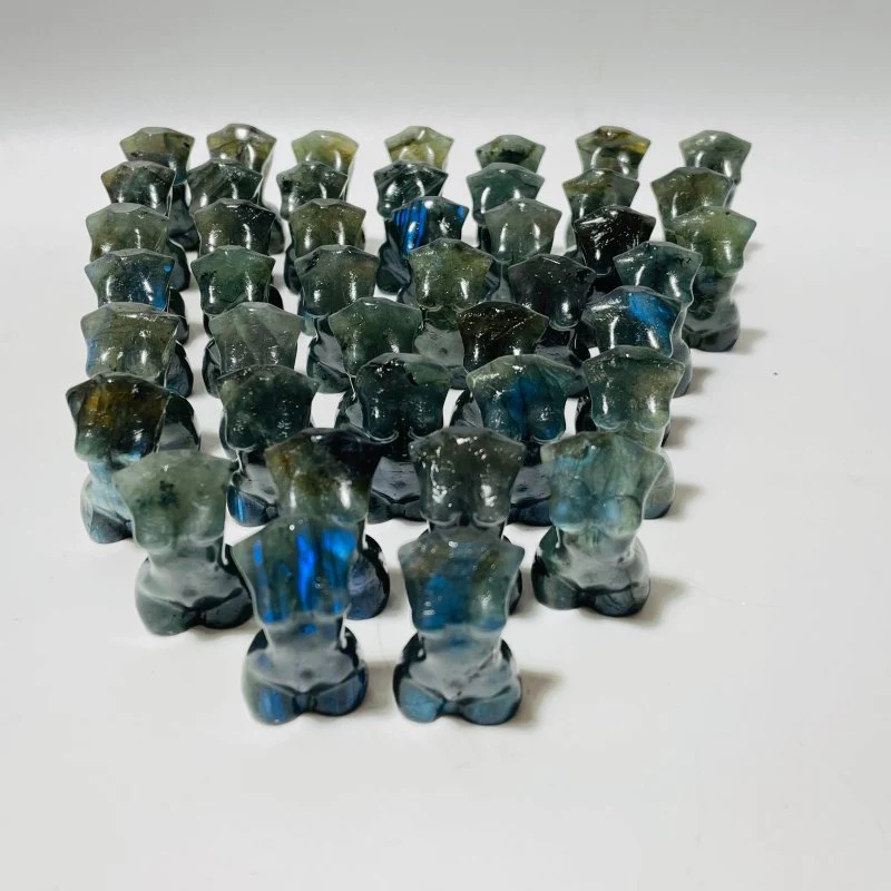 43 Pieces Mini Labradorite Goddess Carving - Image 3