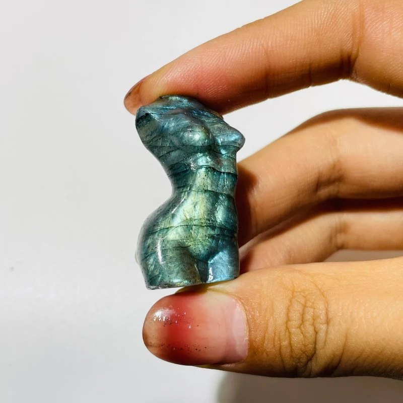 43 Pieces Mini Labradorite Goddess Carving - Image 5