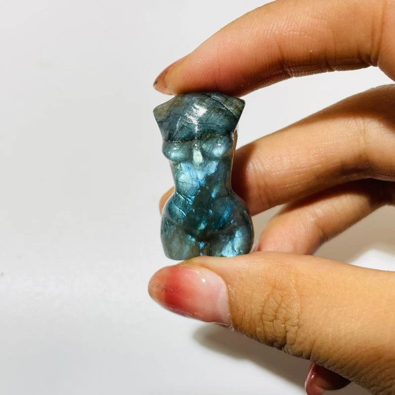 43 Pieces Mini Labradorite Goddess Carving - Image 6