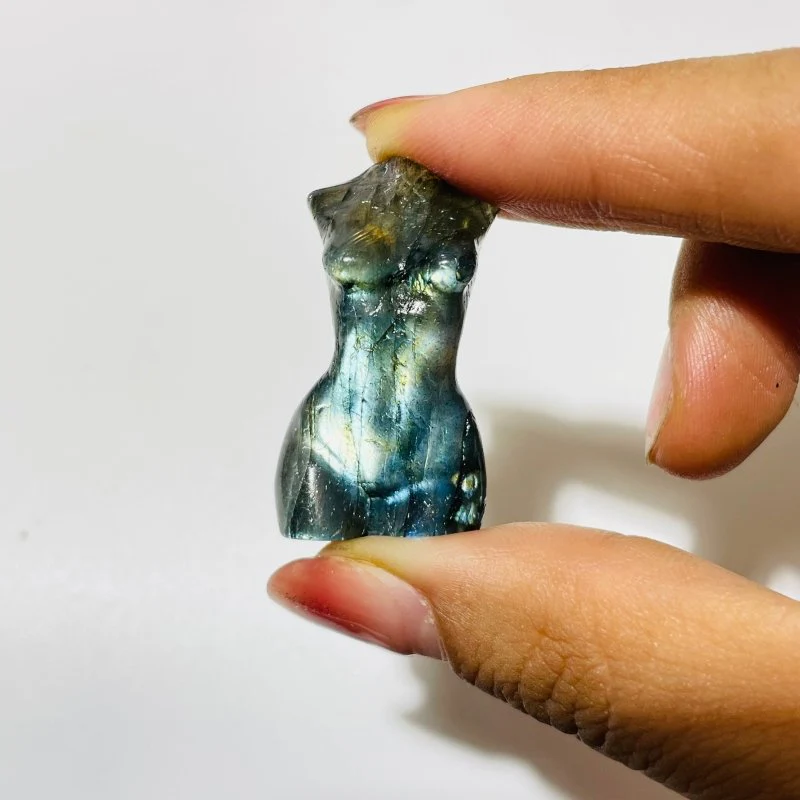 43 Pieces Mini Labradorite Goddess Carving - Image 7