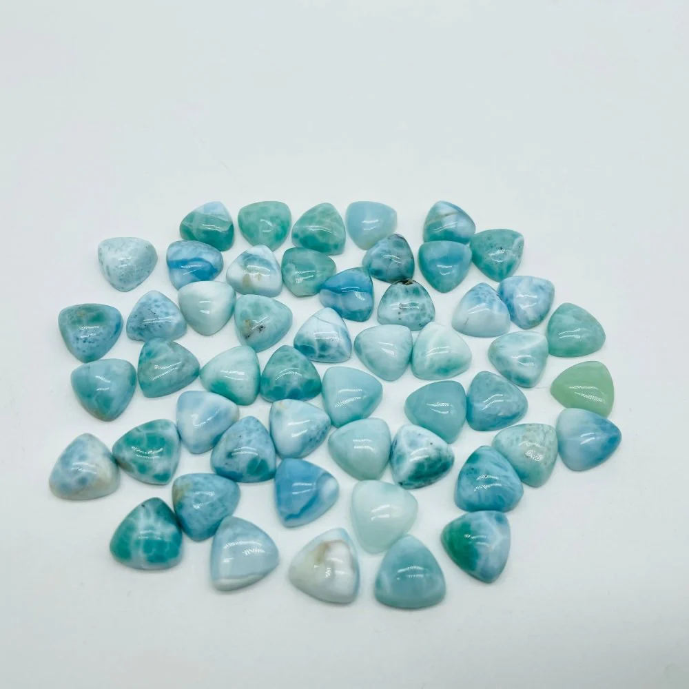 Mini Larimar Triangle DIY Pendant Wholesale - Image 3