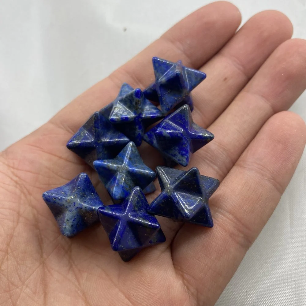 6 Types Mini Merkaba Rose Quartz Lapis Merkaba Wholesale - Image 4