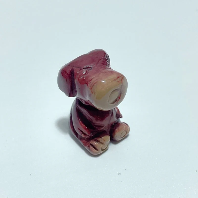 Mini Mookaite Snoopy Dog Carving Wholesale