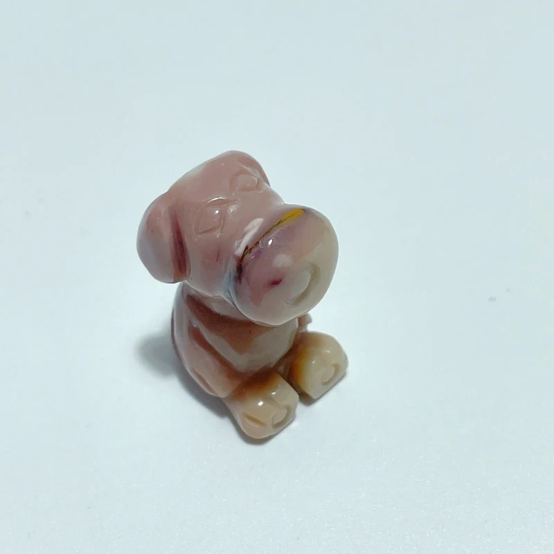Mini Mookaite Snoopy Dog Carving Wholesale - Image 5