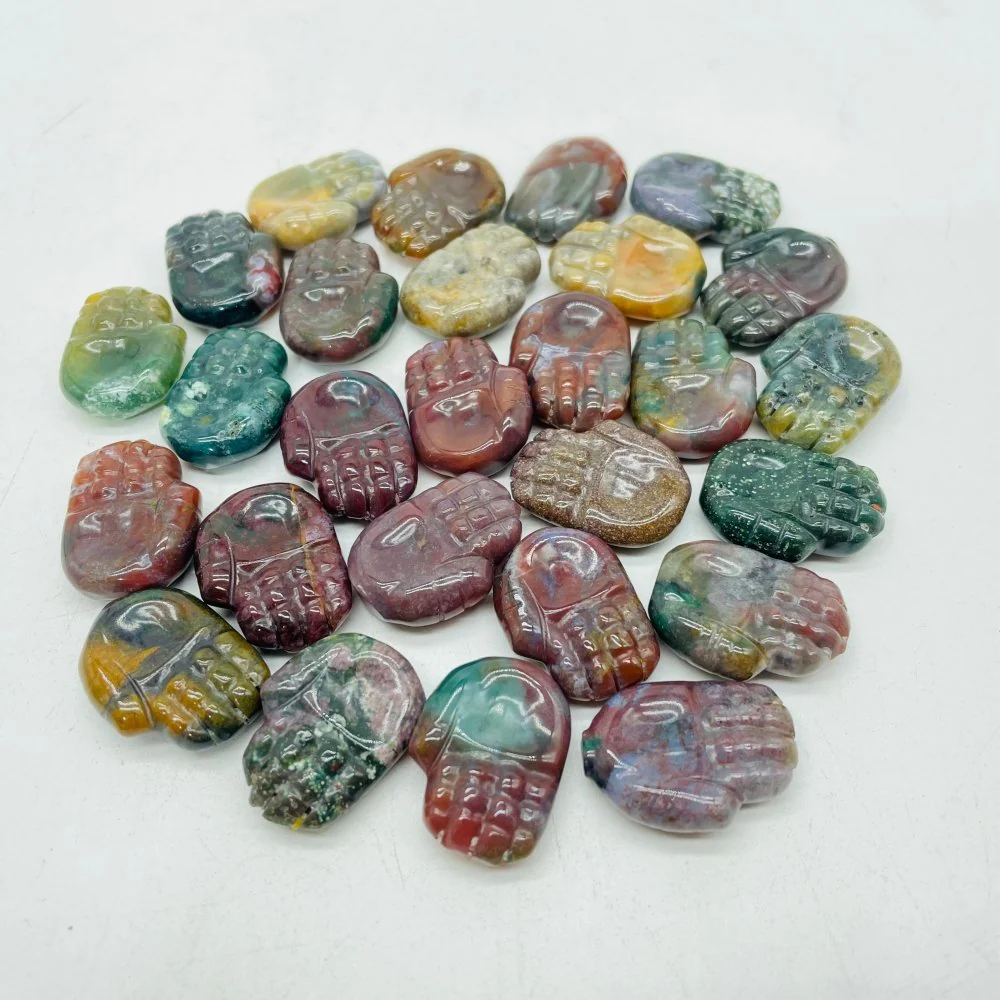 Mini Ocean Jasper Buddha Hand Wholesale - Image 2