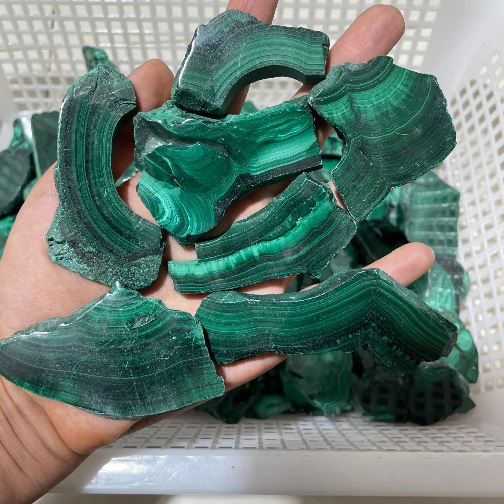 85 Pieces Small Polished Malachite Slab - Image 7